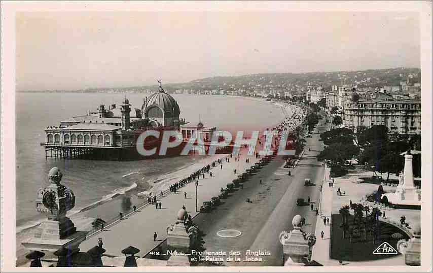 CPA Nice Promenade des Anglais et le Palais de la Jetee 