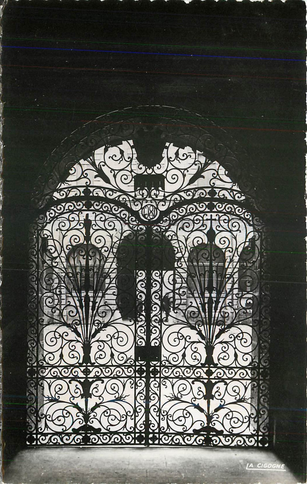 Grilles du Palais de Justice — Besançon — édit. La Cigogne