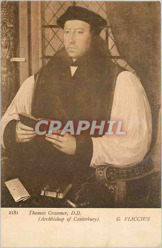 CPA Thomas Cranmer DD Archbishop of Canterbury 