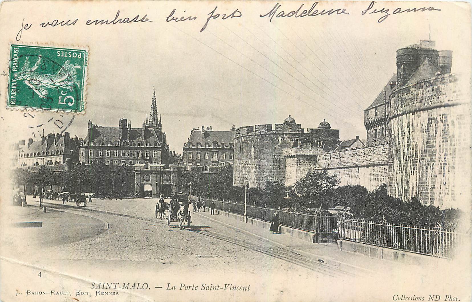 CPA Saint Malo La Porte Saint Vincent 