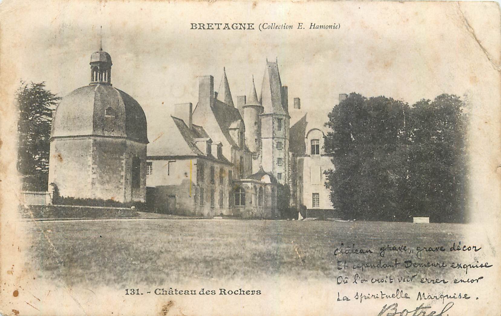 CPA Bretagne Chateau des Rochers 