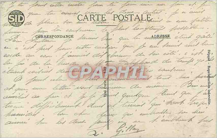 CPA Sans broncher je suis homme a recevoir quinze balles Militaria — Rückseite