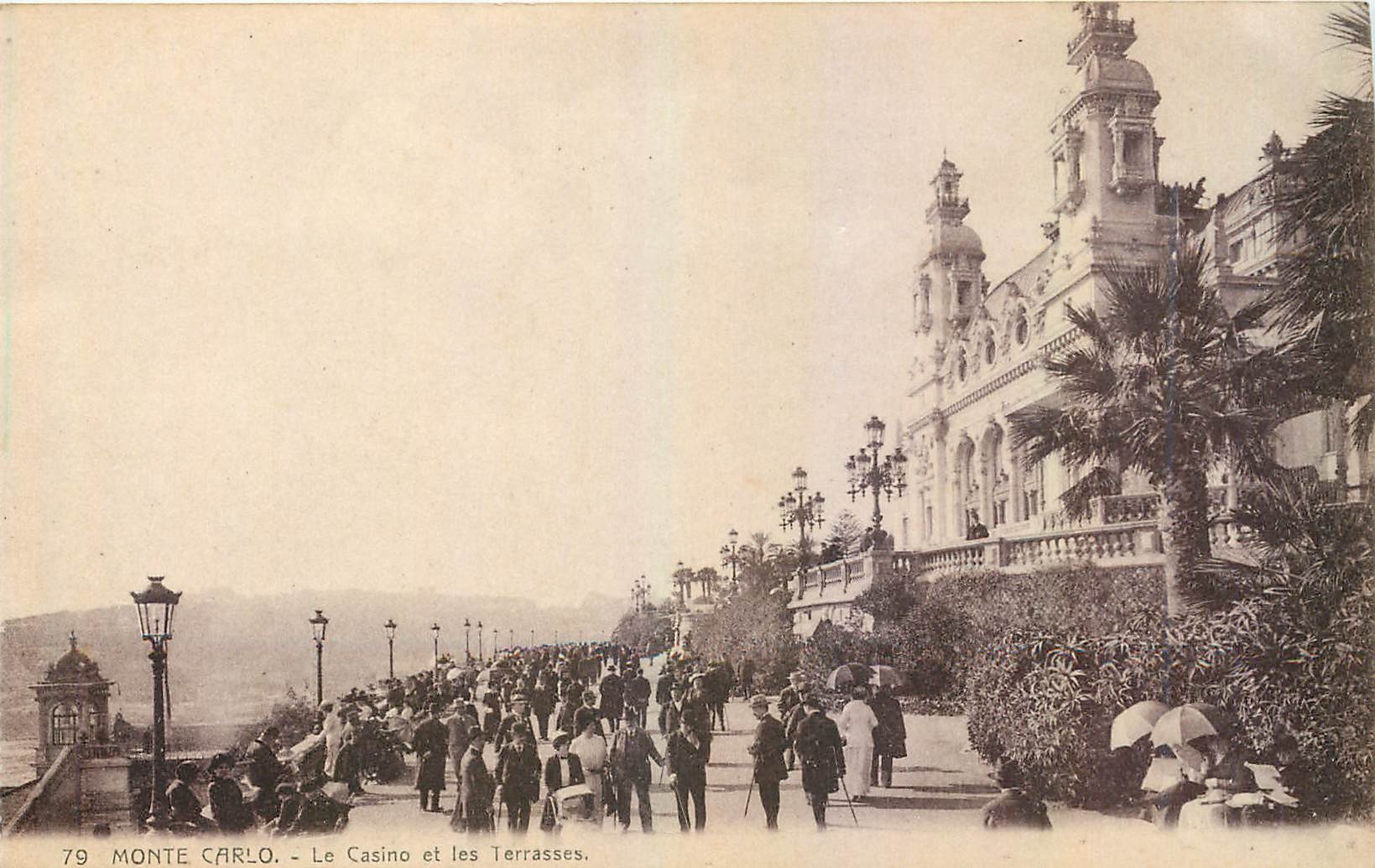 CPA Monte Carlo Le Casino et les Terrasses 