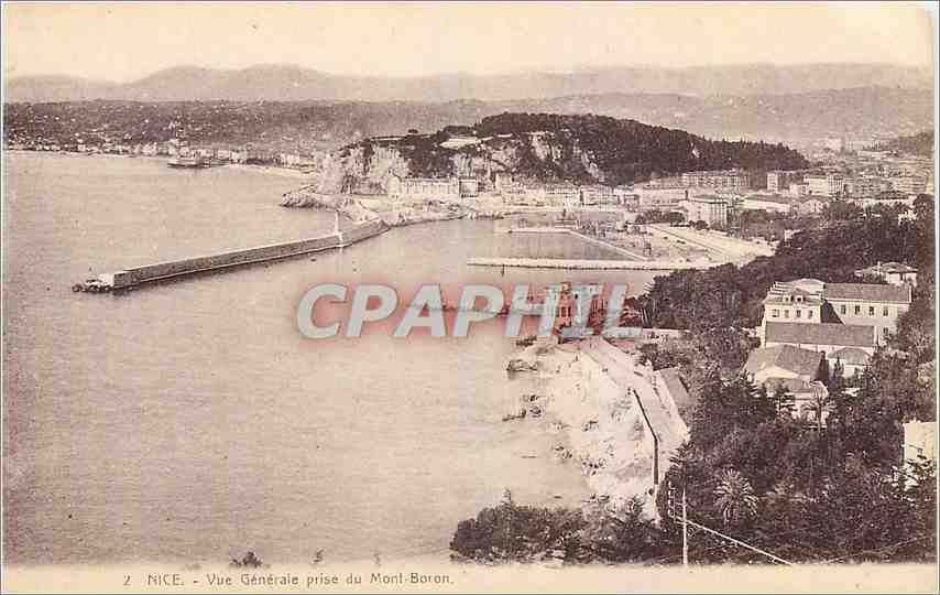 CPA Nice Vue generale prise du Mont Boron 