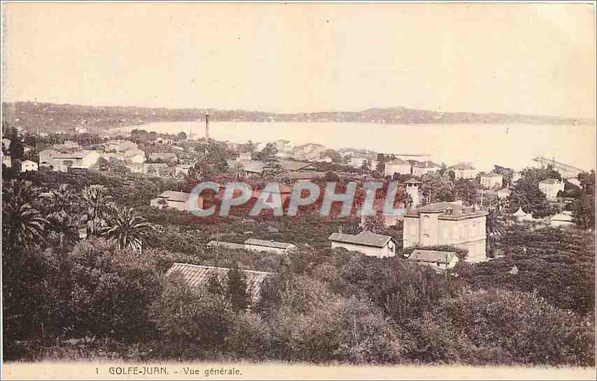 CPA Golfe Juan Vue generale 