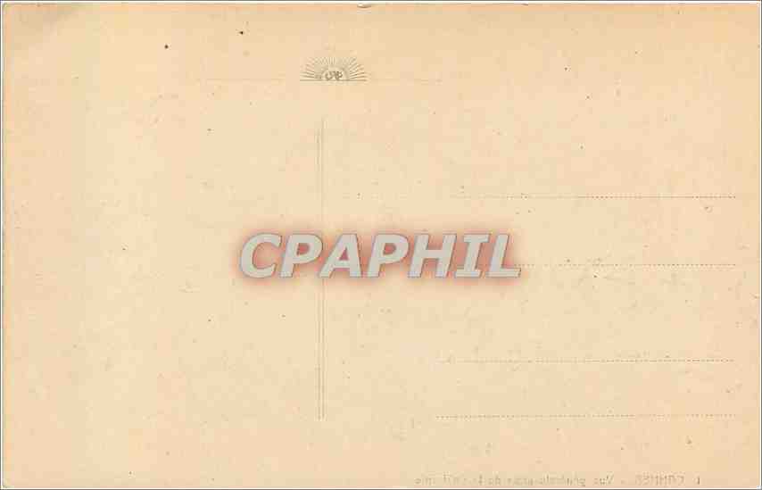 CPA Cannes Vue generale prise de la Californie  — Verso