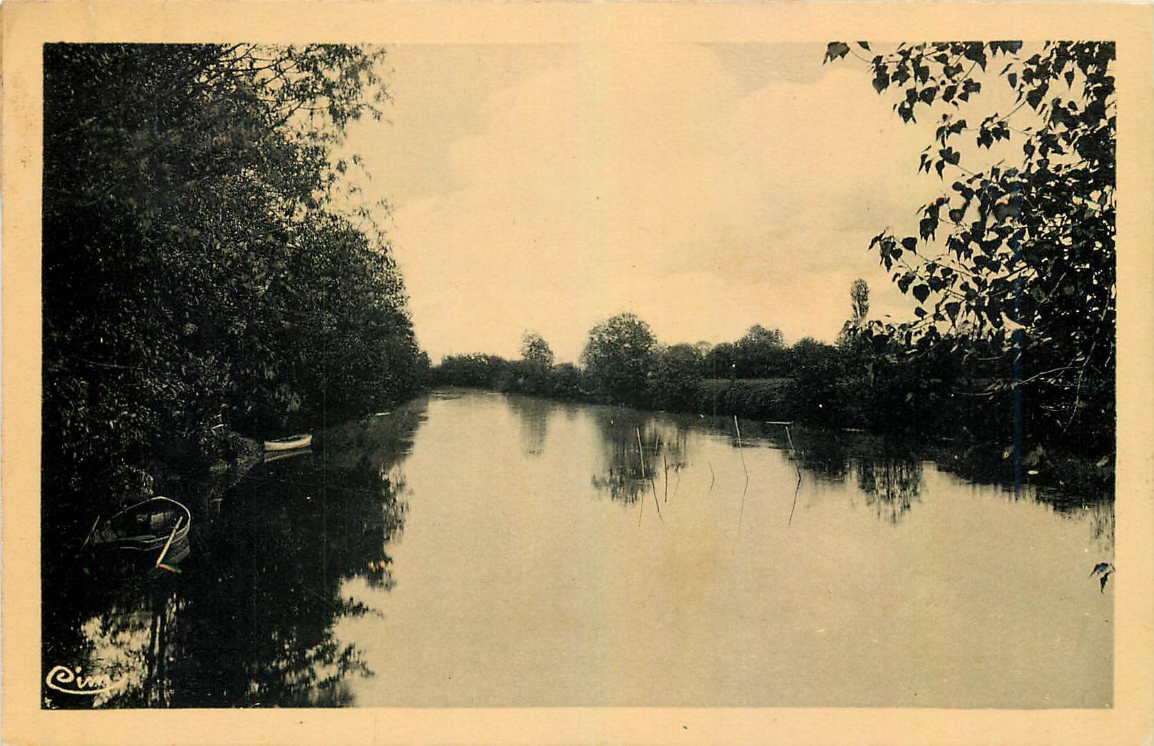 Les bords de la Grosne — En Grosne (S.-et-L.) — Cimac