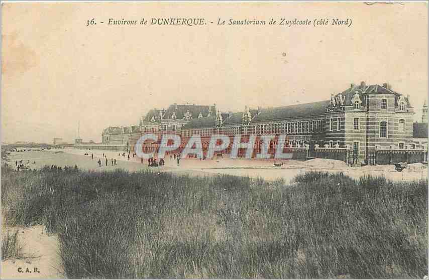 CPA Environs de Dunkerque Le Sanatorium de Zuydcoole 