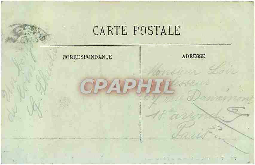CPA Toulon Place de la Liberte  — Rückseite