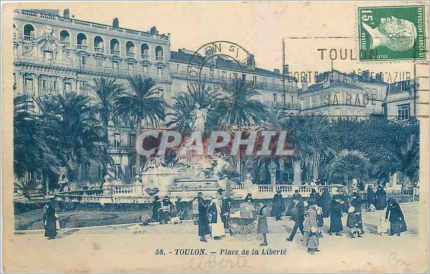 CPA Toulon Place de la Liberte 