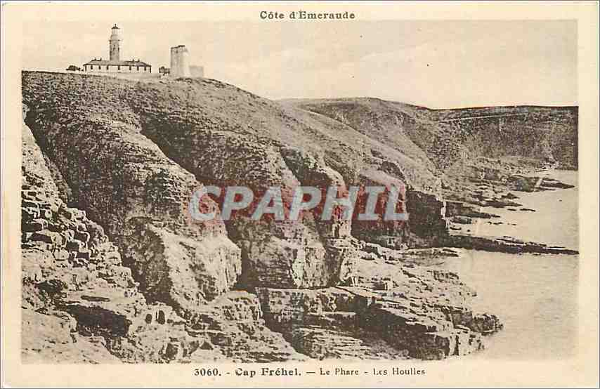 CPA Cap Frehel Le Phare Les Houlles Phare