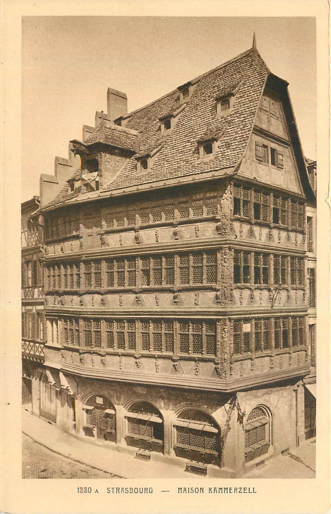 CPA Strasbourg Maison Kammerzell 