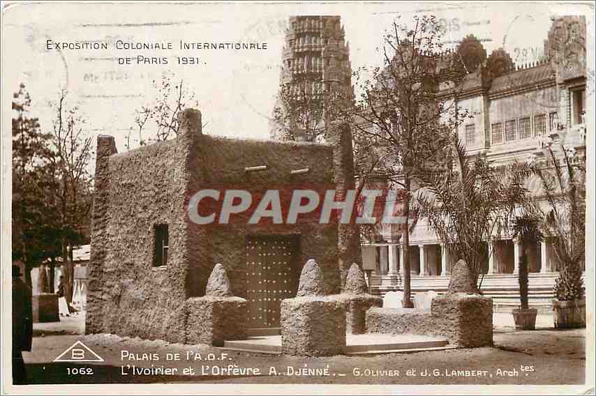 CPA Exposition Coloniale Internationale de Paris 1931 Palais de L'AOF 