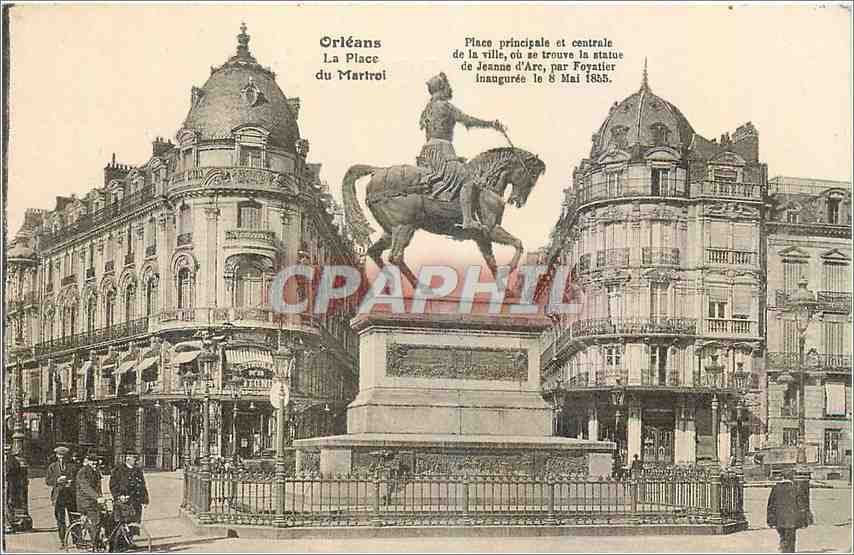 CPA Orleans La Place du Martroi Jeanne d'Arc