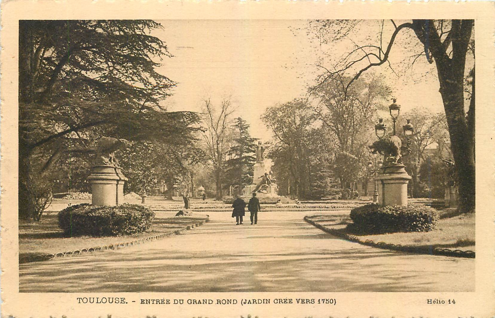 Toulouse - Entrée du Grand Rond (Jardin créé vers 1750) — Hélio 14