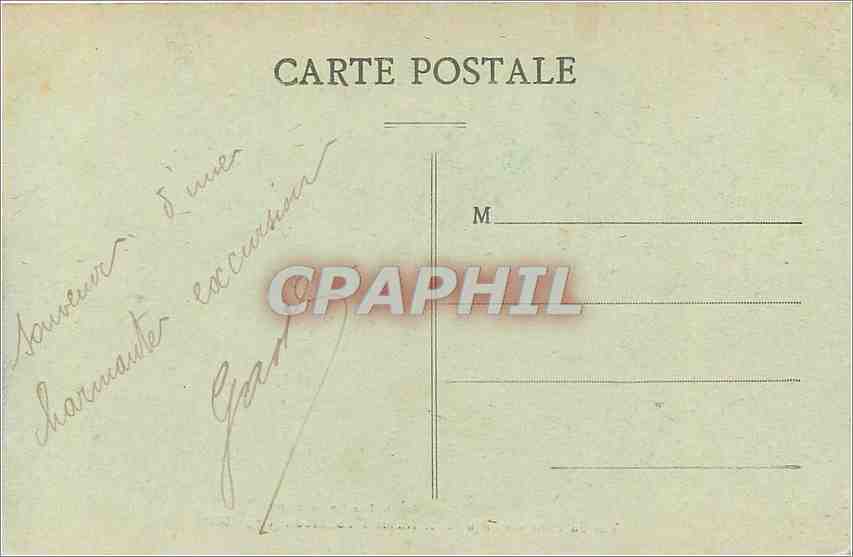CPA Vue du Pont suspendu sur le Rhone a Tarascon  — Rückseite