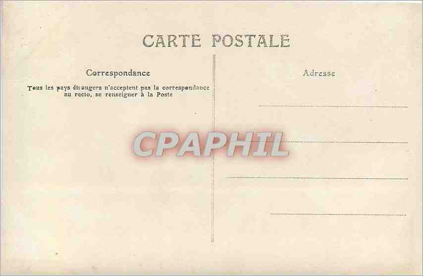 CPA Douce reverie  — Verso