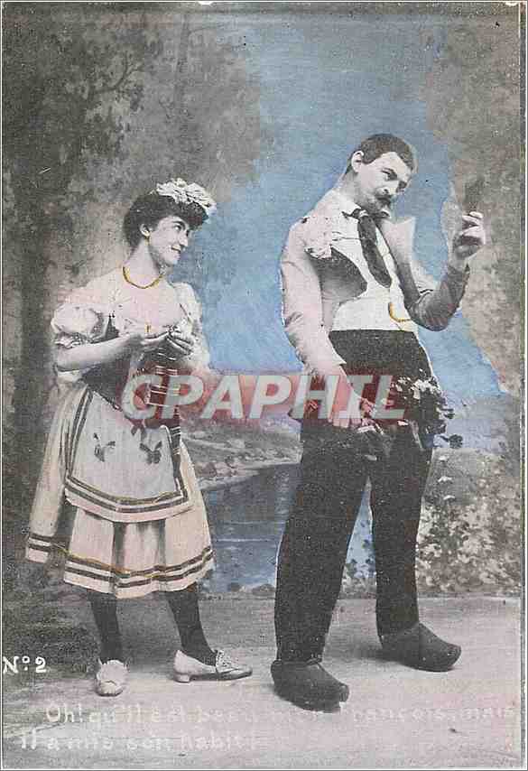 Deux personnages en tenue de scène — N°2 — CPAPHIL