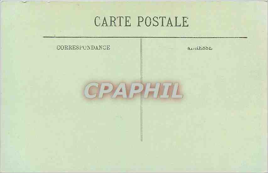 CPA Caen L'Hotel de Ville La Cour interieure  — Verso