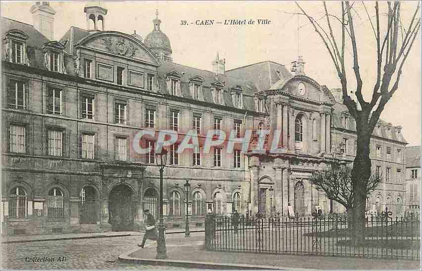CPA Caen L'Hotel de Ville 