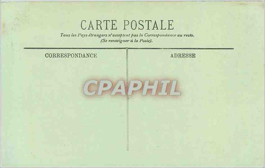 CPA Caen L'Hotel Dieu Une Allee du Cloitre  — Verso