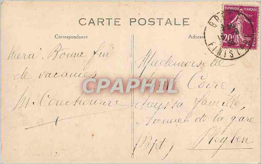 Deauville - La Plage Fleurie - Promenade de la mer vers le Casino — G. F., Le Havre, n° 466 — Verso