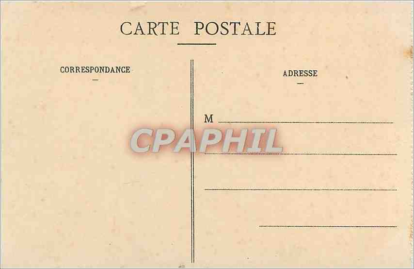 CPA Angers Le Grand Boulevard de Saumur Tramway — Rückseite