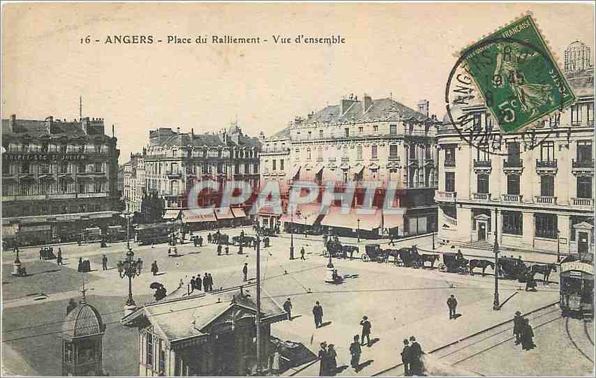 CPA Angers Place du Ralliement Vue d'ensemble 