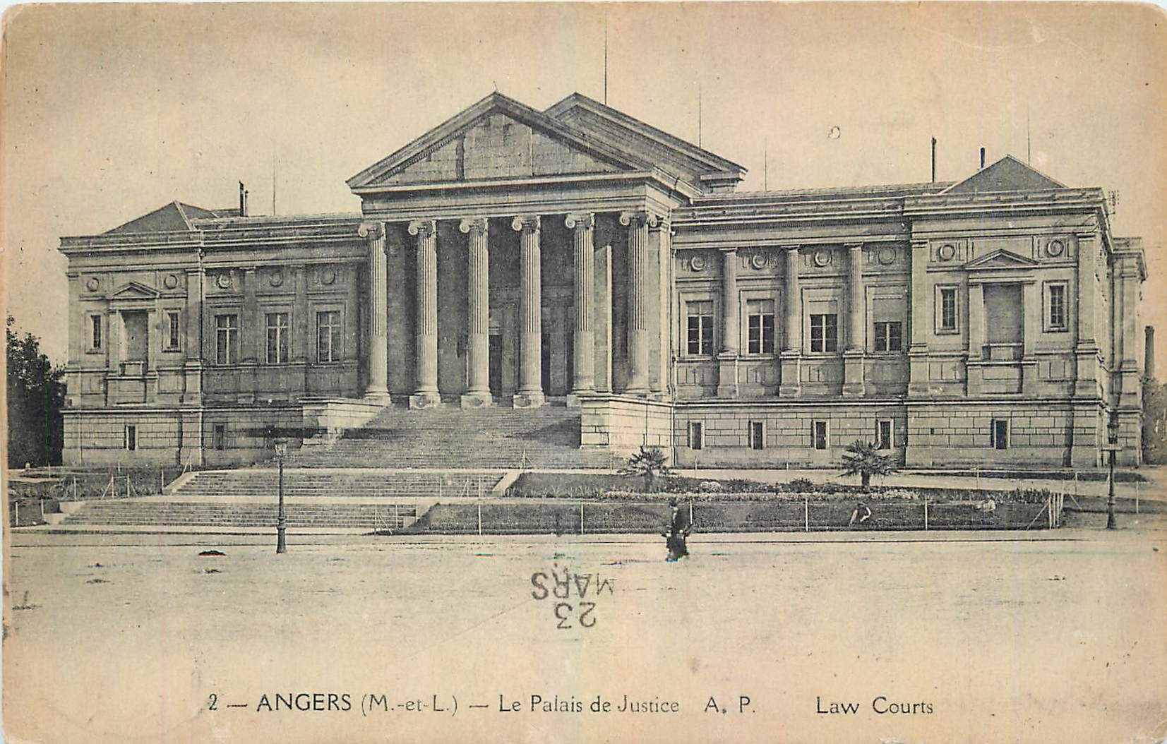 CPA Angers M et L Le Palais de Justice 