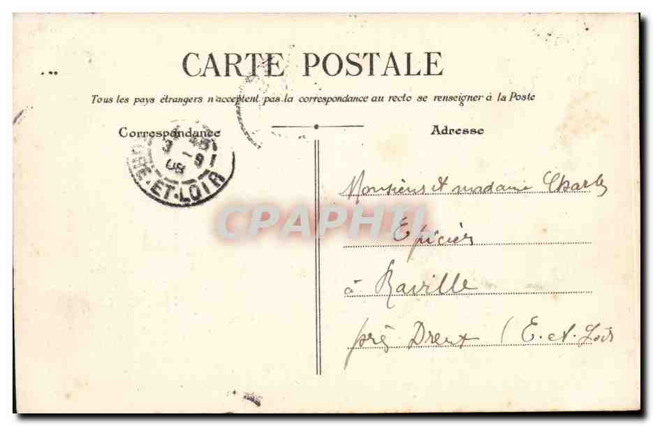 Le Havre — Le Transatlantique "La Provence" — 190m de longueur — Verso