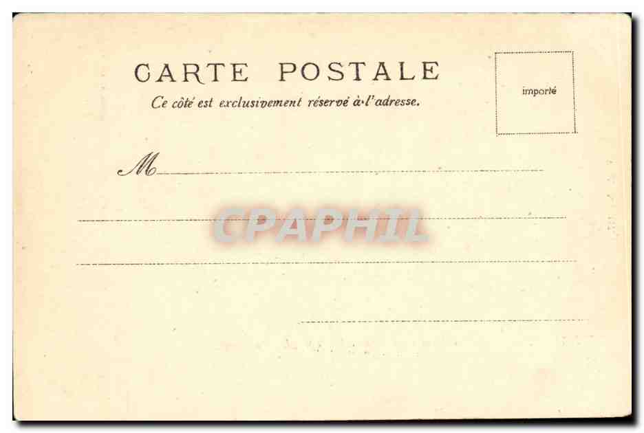 Salon des Dames du Transatlantique „La Lorraine“ — Le Havre — V.P. No. 117 — Reverso