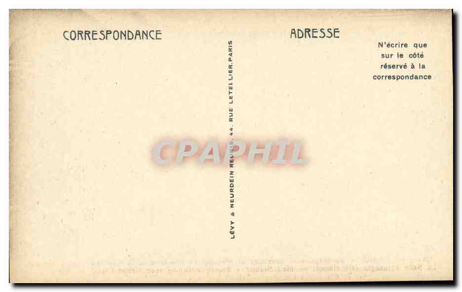Steamer-Boat-Paquebot- Le Havre ' France' de la Compagnie Generale Transatlantique: Appartements de luxe- CPA — Verso