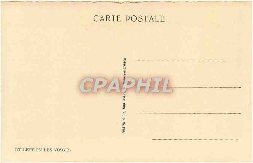 CPA Bussang Vue pittoresque sur la Moselle  — Back