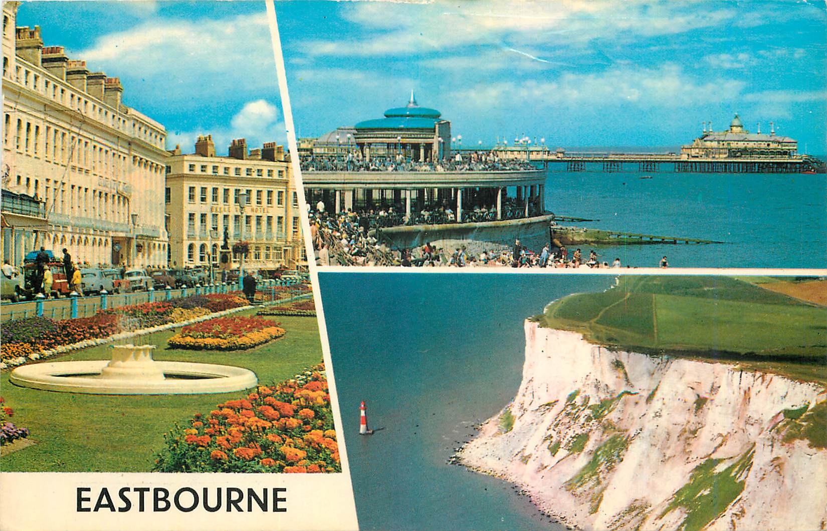 CPM Eastbourne Bandstand and Pier The Carpet Gardens Beachy Head 