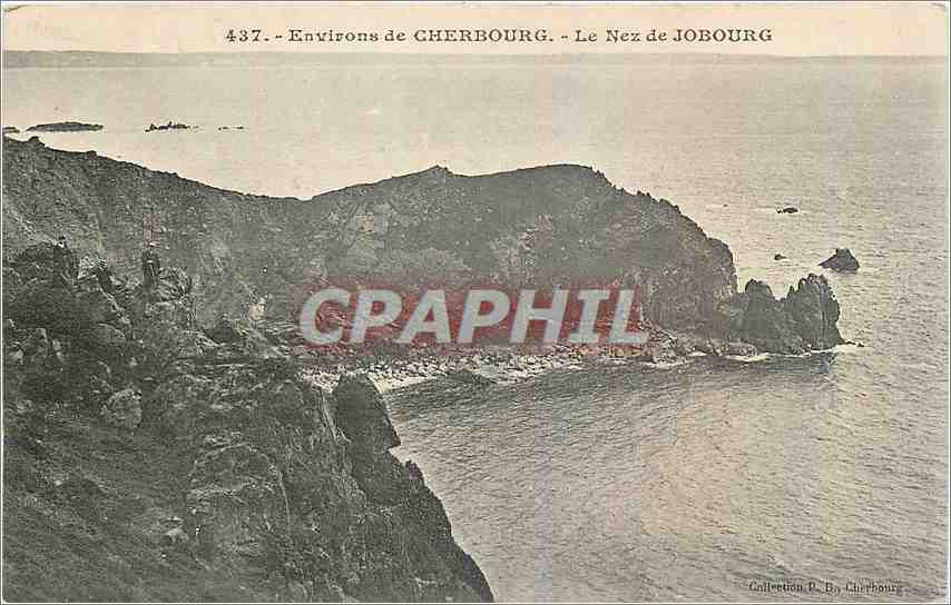 CPA Environs de Cherbourg Le Nez de Jobourg 