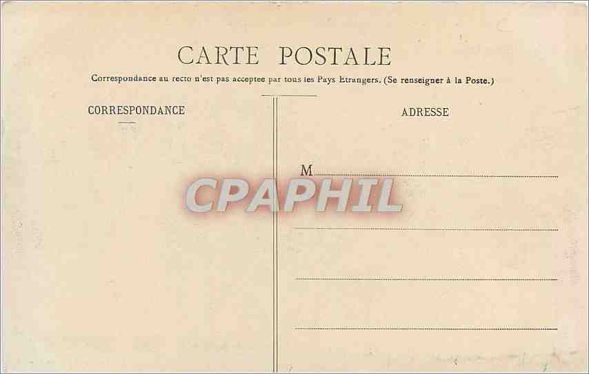 CPA Environs de Cherbourg Le Nez de Jobourg  — Rückseite