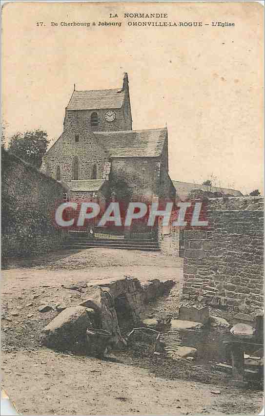CPA De Cherbourg a Jobourg Omonville La Rogue L'Eglise 
