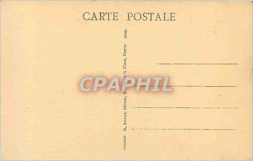 CPA Mont Saint Michel La Salle des Hotes  — Verso