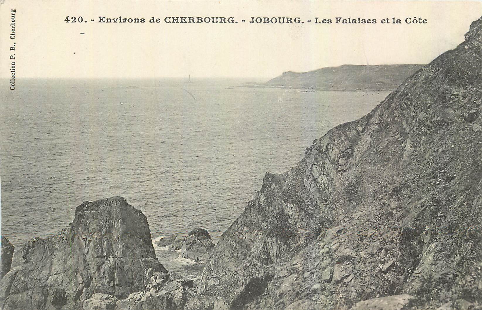 Environs de CHERBOURG. - JOBOURG. - Les Falaises et la Côte