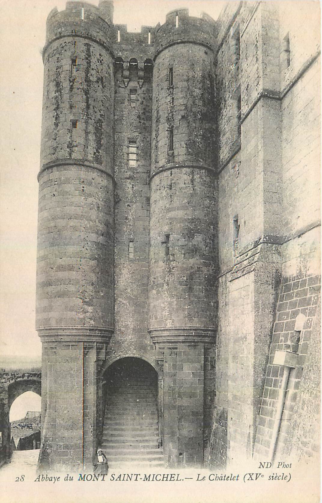 CPA Abbaye du Mont Saint Michel Le Chatelet 