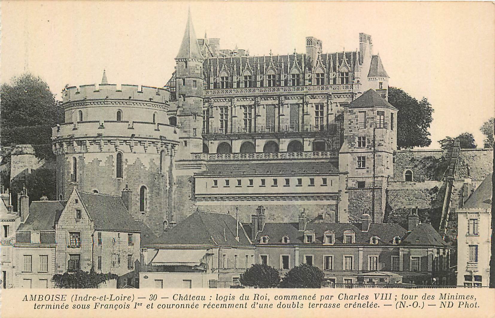 CPA Amboise Indre et Loire Chaetau logis du Roi 