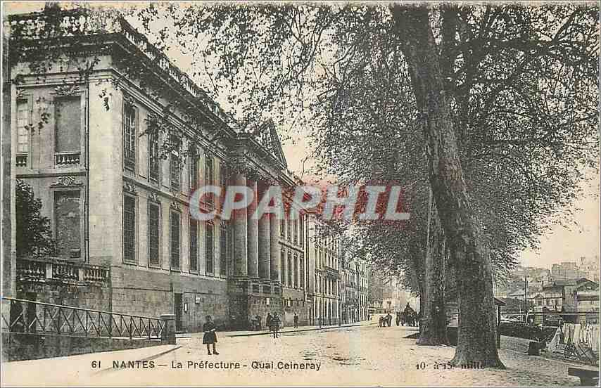 CPA Nantes La Prefecture Quai Ceineray 