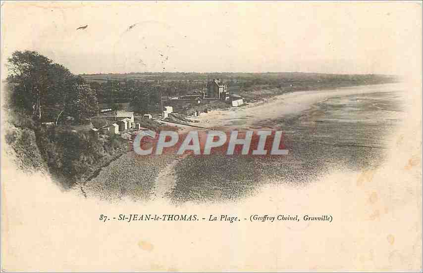 St-Jean-le-Thomas - La Plage - (Geoffroy Choineil, Granville) - Recto