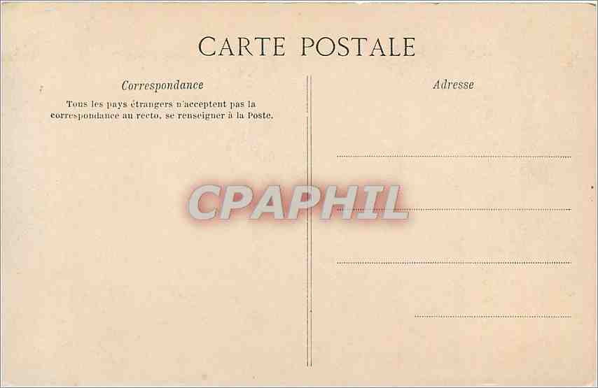 CPA Mont Saint Michel La Crypte de l'Aquillon  — Verso