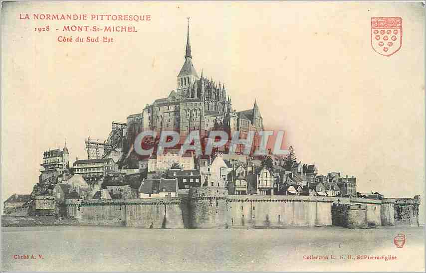 CPA Mont St Michel Cote du Sud Est 