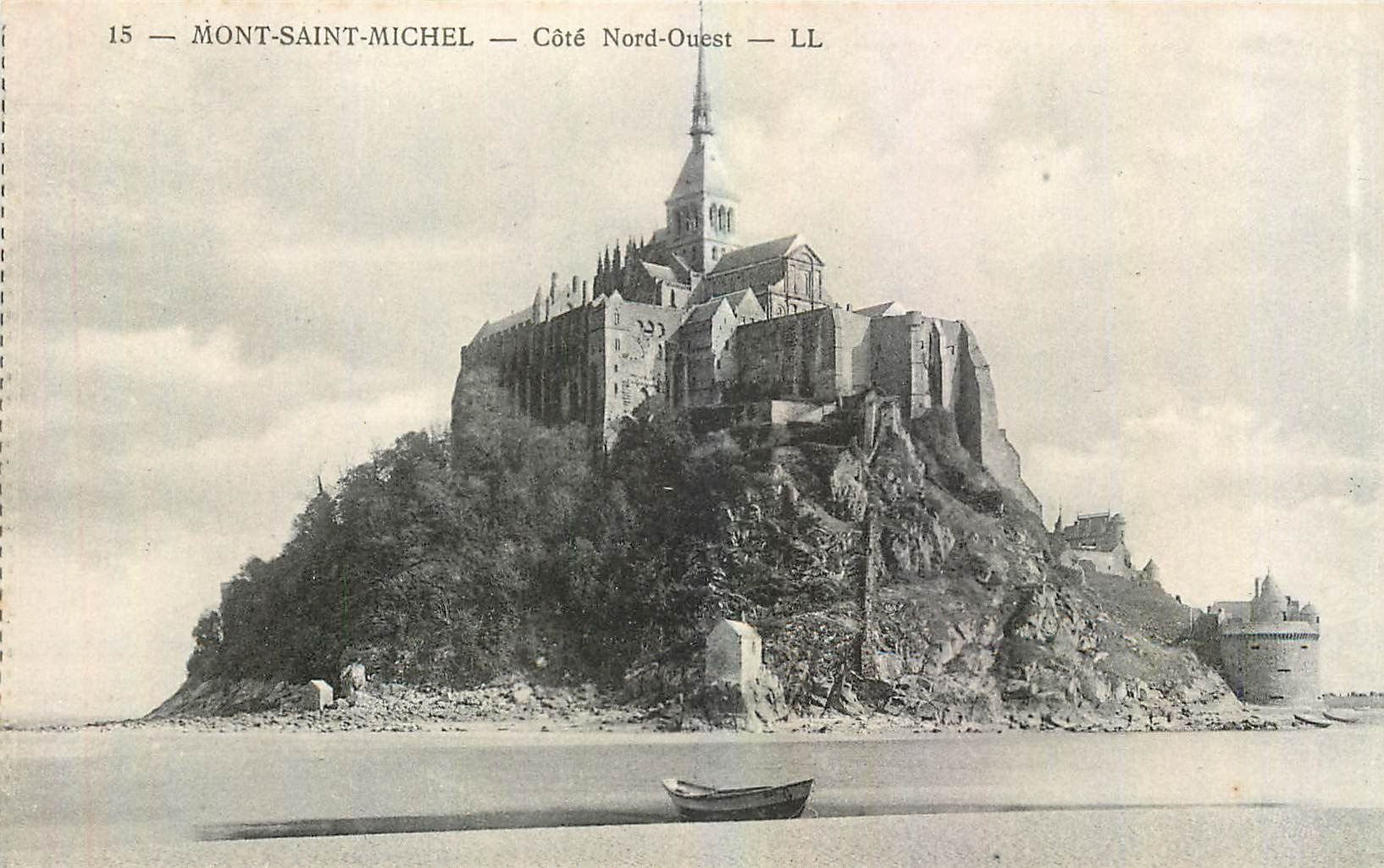 Mont-Saint-Michel — Ansicht von der Nordwestseite — LL — n°15
