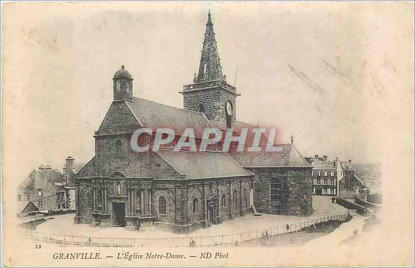Granville — Ansicht der Kirche Notre-Dame — ND Phot