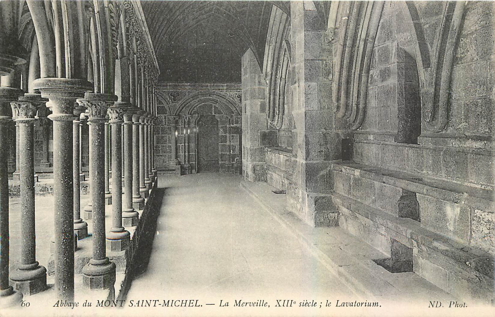 CPA Abbaye du Mont Saint Michel La Merveille 