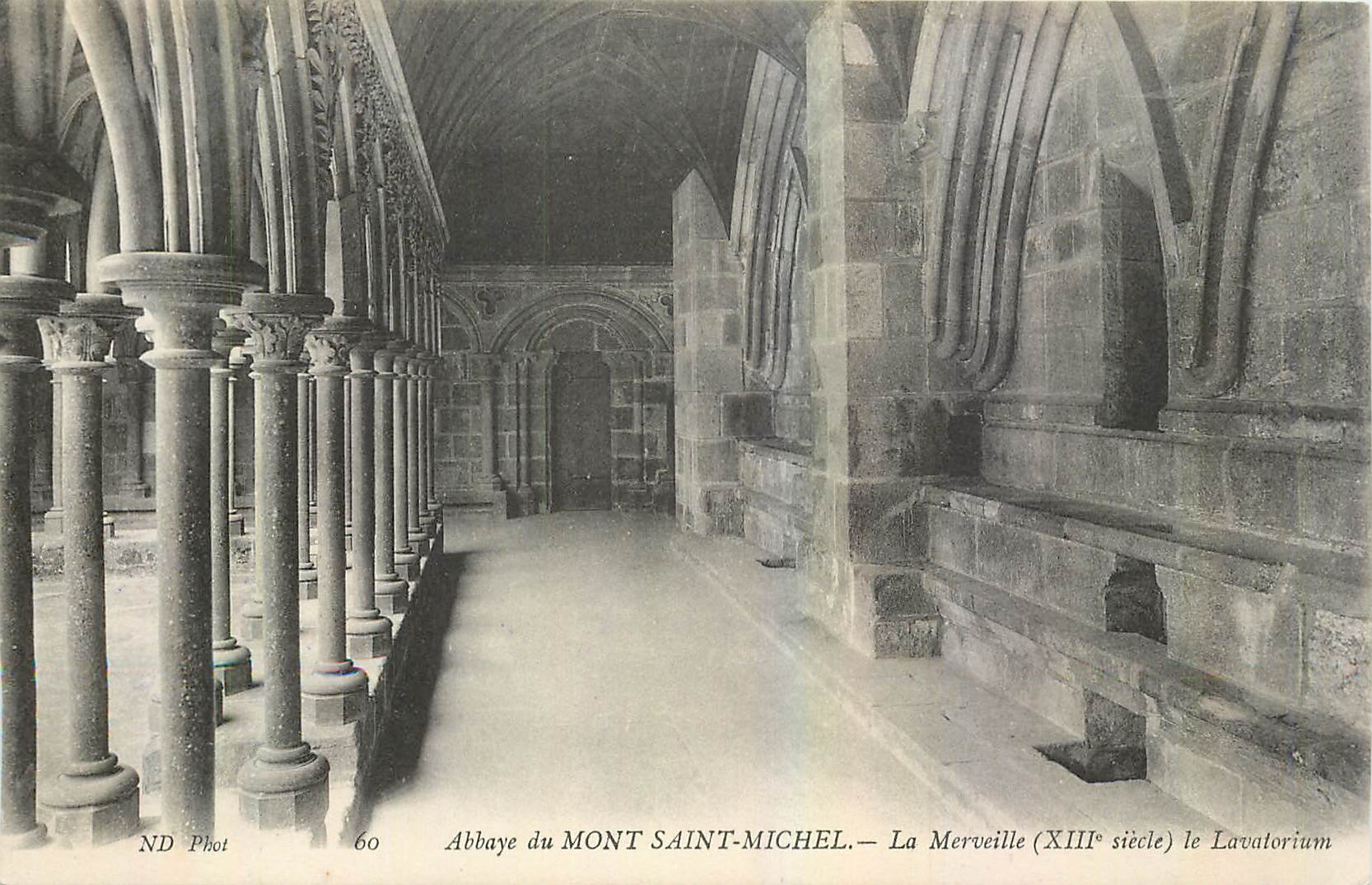 CPA Abbaye du Mont Saint Michel La Merveille 