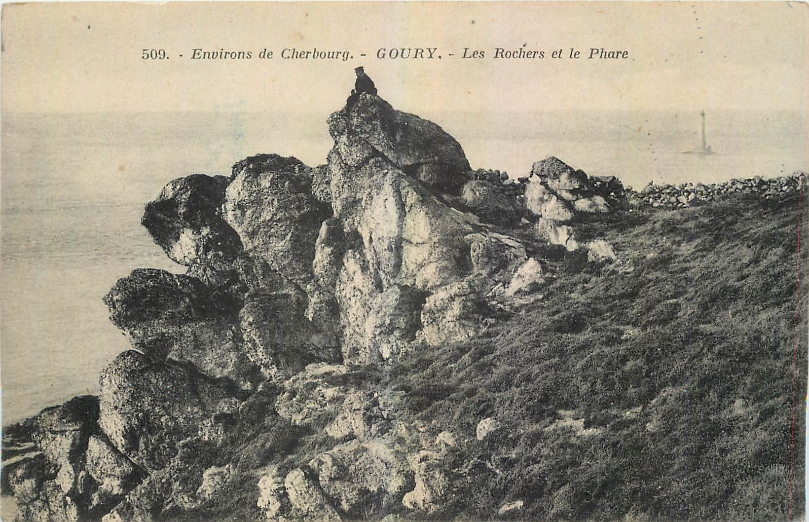 Umgebung von Cherbourg - GOURY - Die Felsen und der Leuchtturm